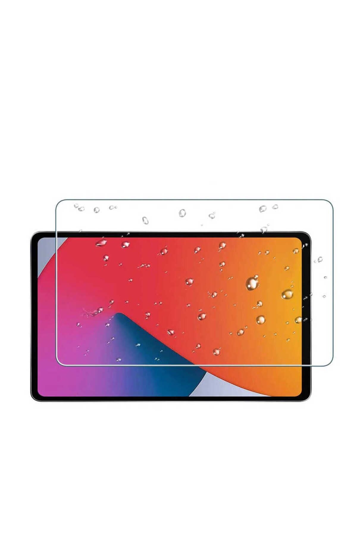 iPad Pro 11 2022 M2 Uyumlu Zore 5in1 Tablet Temperli Cam Ekran Koruyucu-Renksiz