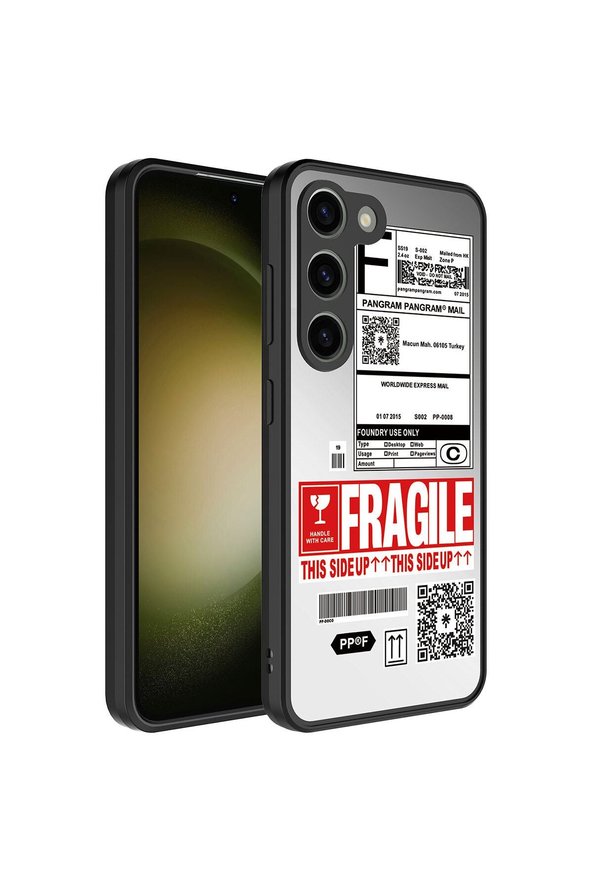 Galaxy S23 Uyumlu Aynalı Desenli Kamera Korumalı Parlak Zore Mirror Kılıf-NSMi