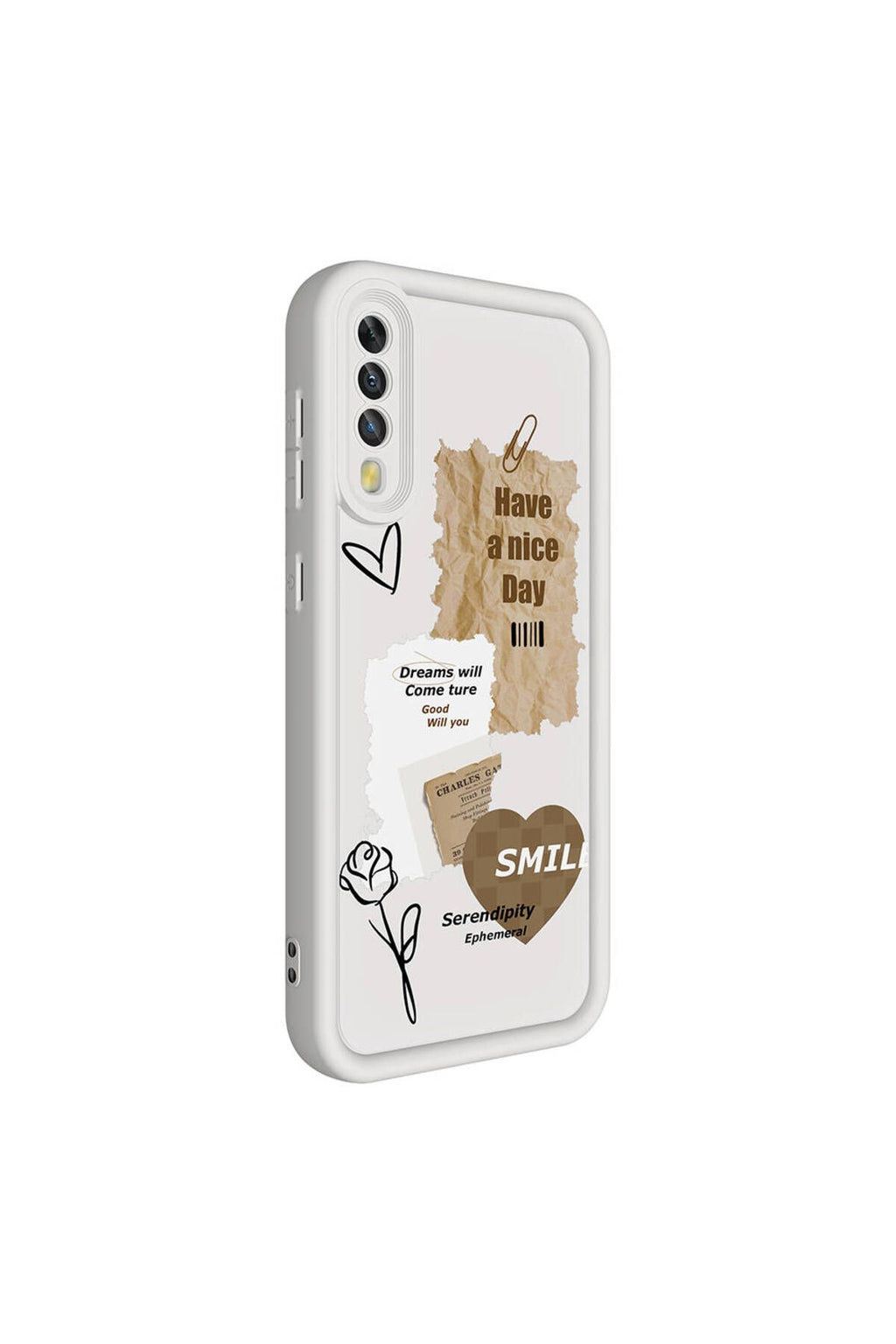 Galaxy A50 Kılıf Kamera Korumalı Baskılı Arka Yüzey Zore Klas Kapak - Siyah