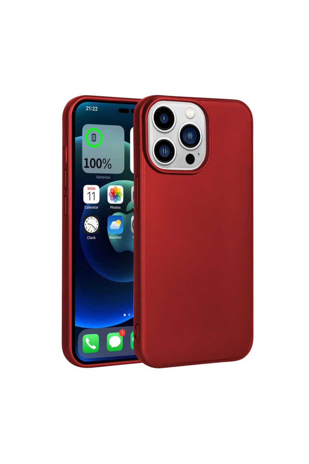 iPhone 14 Pro Uyumlu Zore Premier Silikon Kılıf-Derin Mor