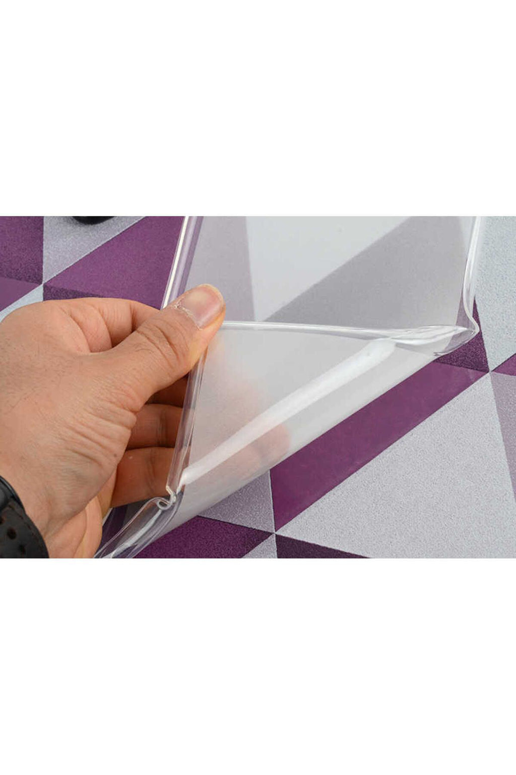 Galaxy Tab A 8.0 T290 Kılıf  Uyumlu Zore Tablet Süper Silikon Kapak-Siyah