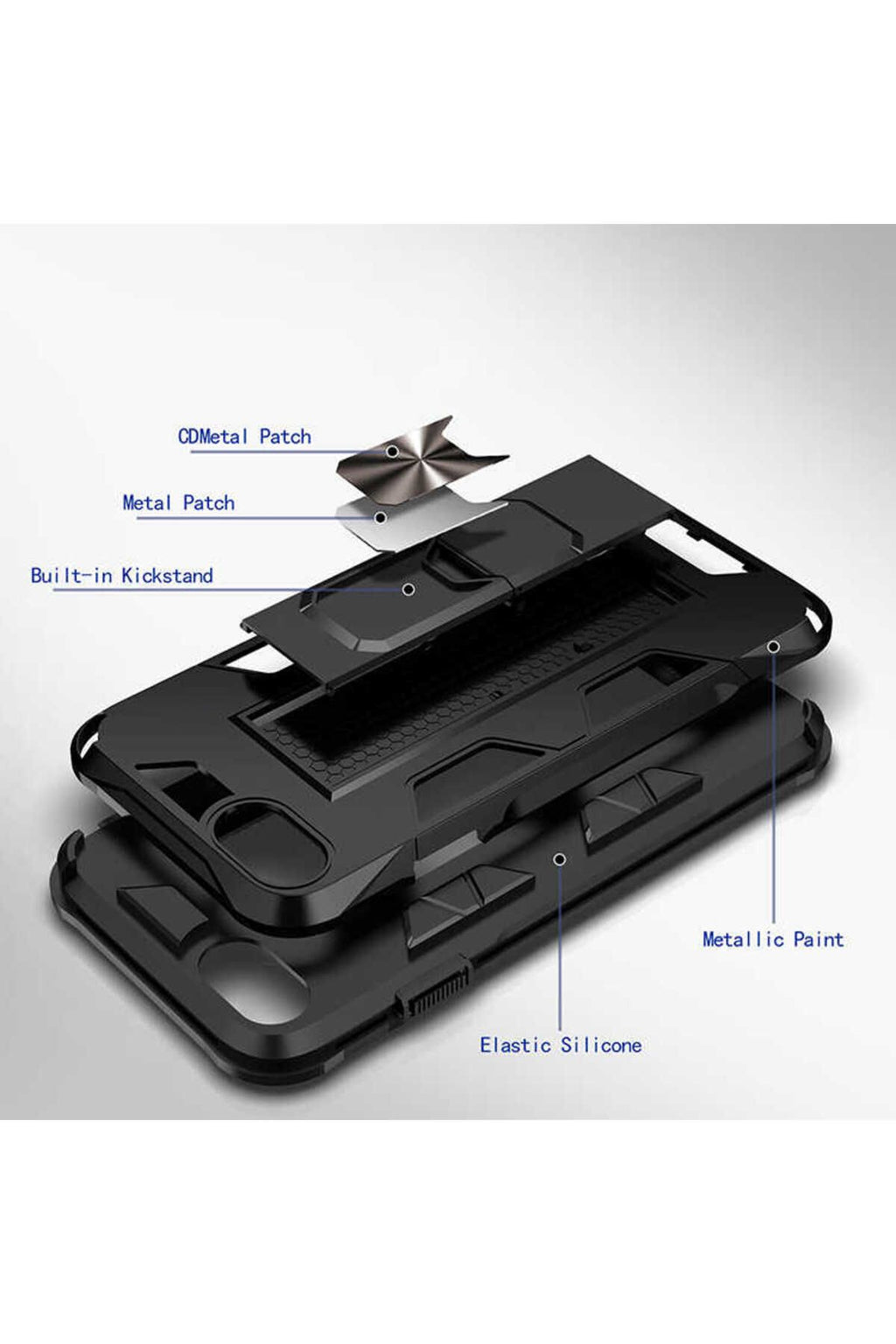 iPhone SE 2022 Kılıf Zore Volve Kapak - Gri