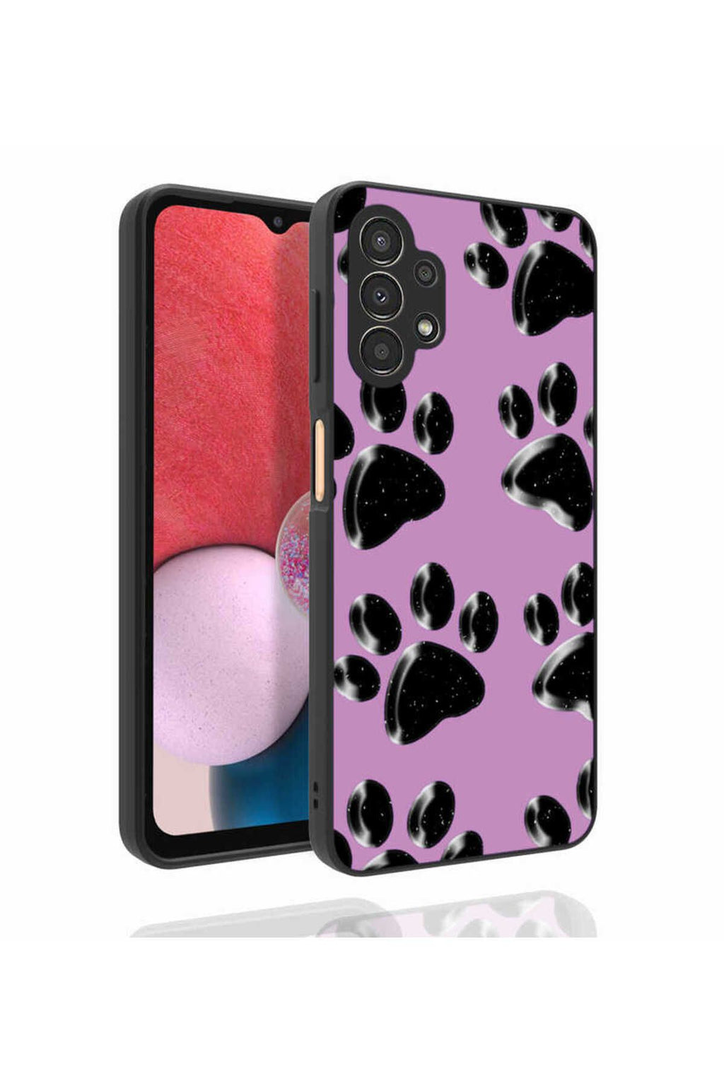 Galaxy A13 4G Kılıf Desenli Kamera Korumalı Parlak Zore Nora Kapak - NO4