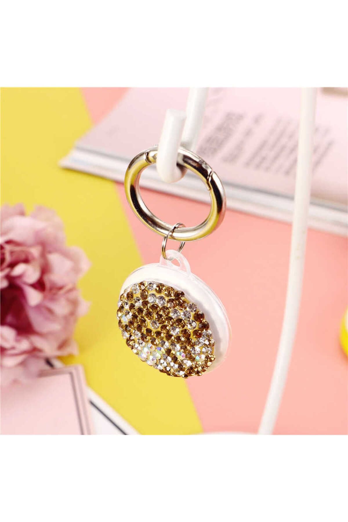 Airtag 03 Uyumlu Silikon Anahtarlık-Siyah