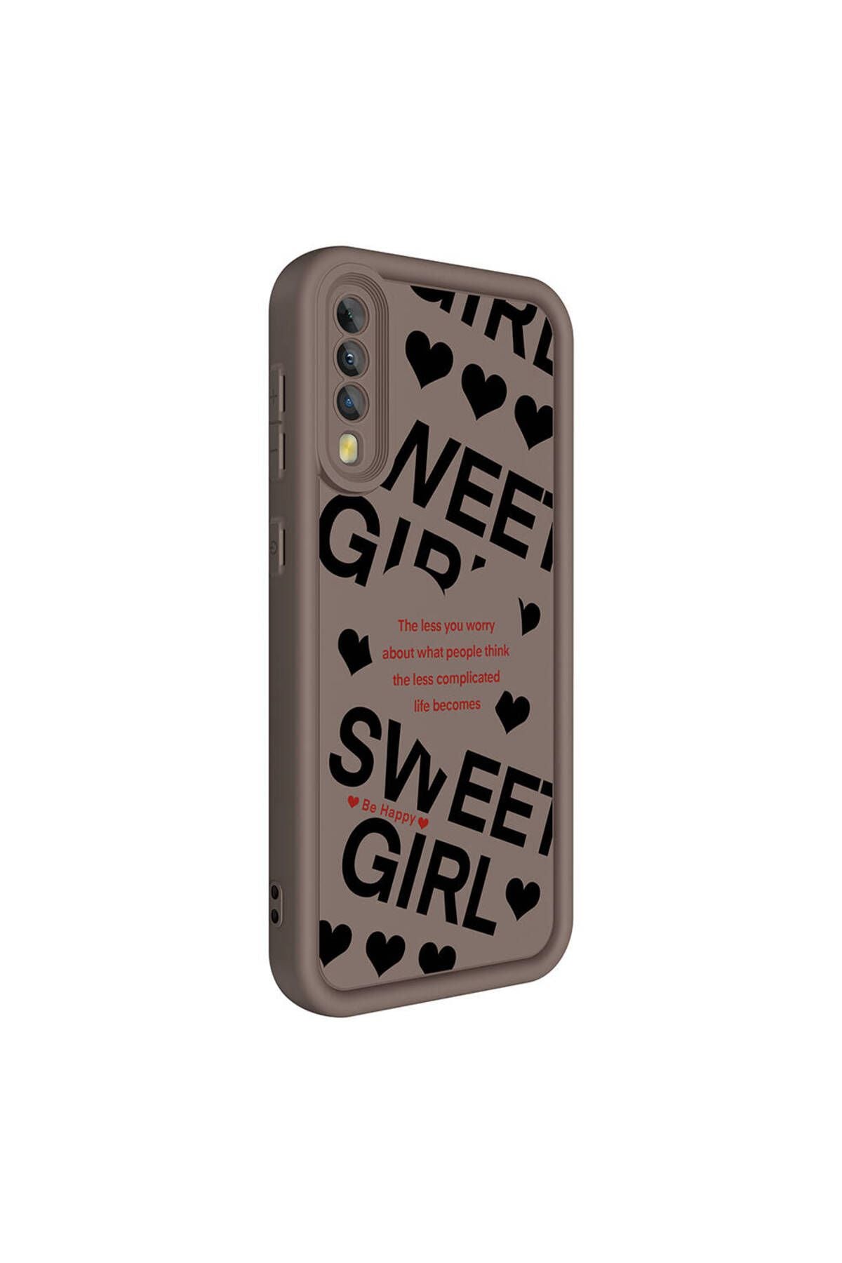 Galaxy A50 Kılıf Kamera Korumalı Baskılı Arka Yüzey Zore Klas Kapak - Siyah