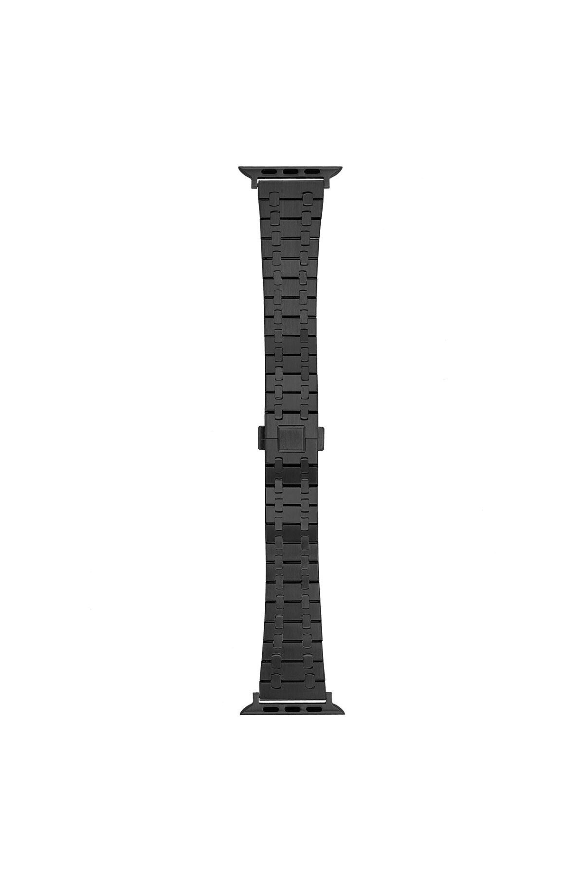 Watch Ultra 49mm Uyumlu KRD-83 Metal Zore Kordon-Rose Gold