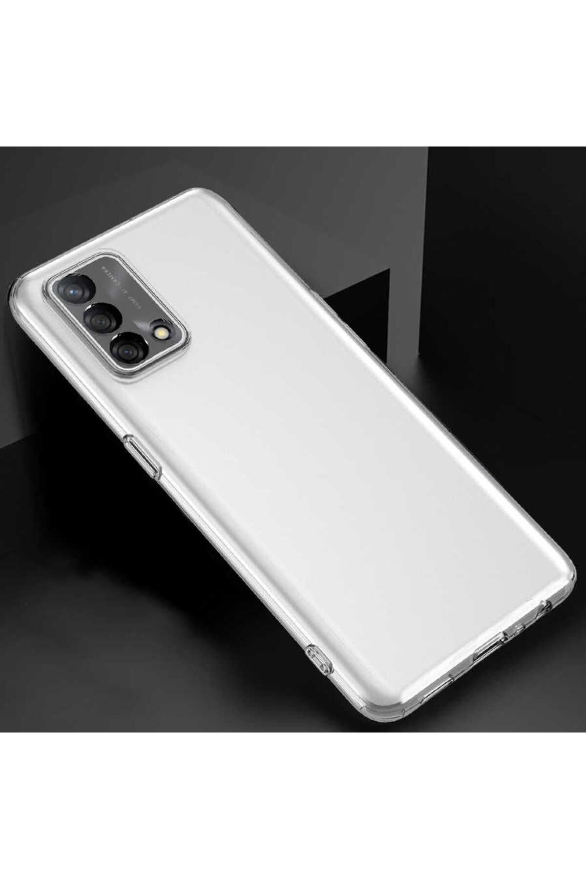 A74 4G Kılıf Zore Kamera Korumalı Süper Silikon Kapak - Renksiz