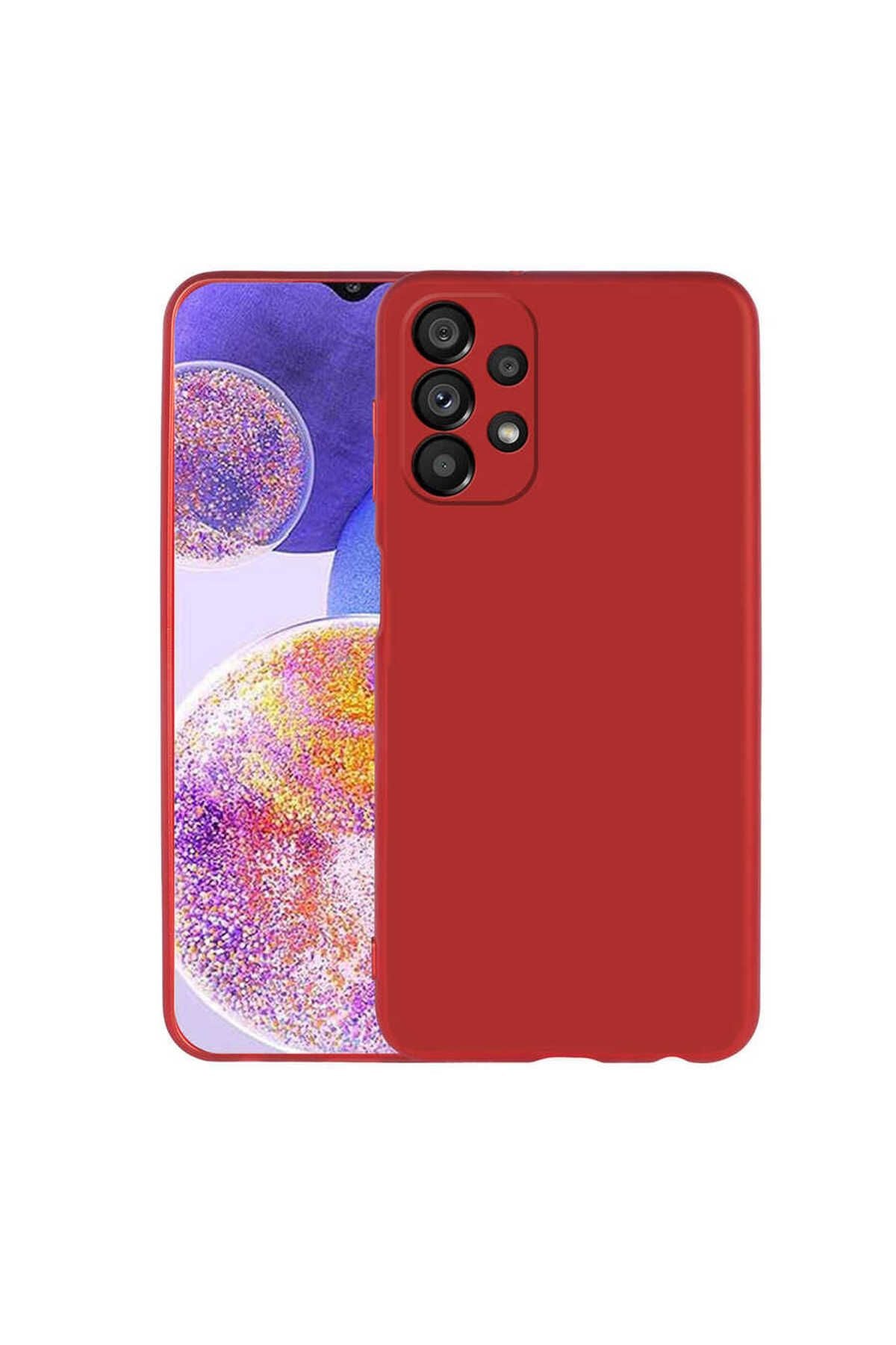 Galaxy A23 Kılıf Zore Premier Silikon Kapak - Rose Gold