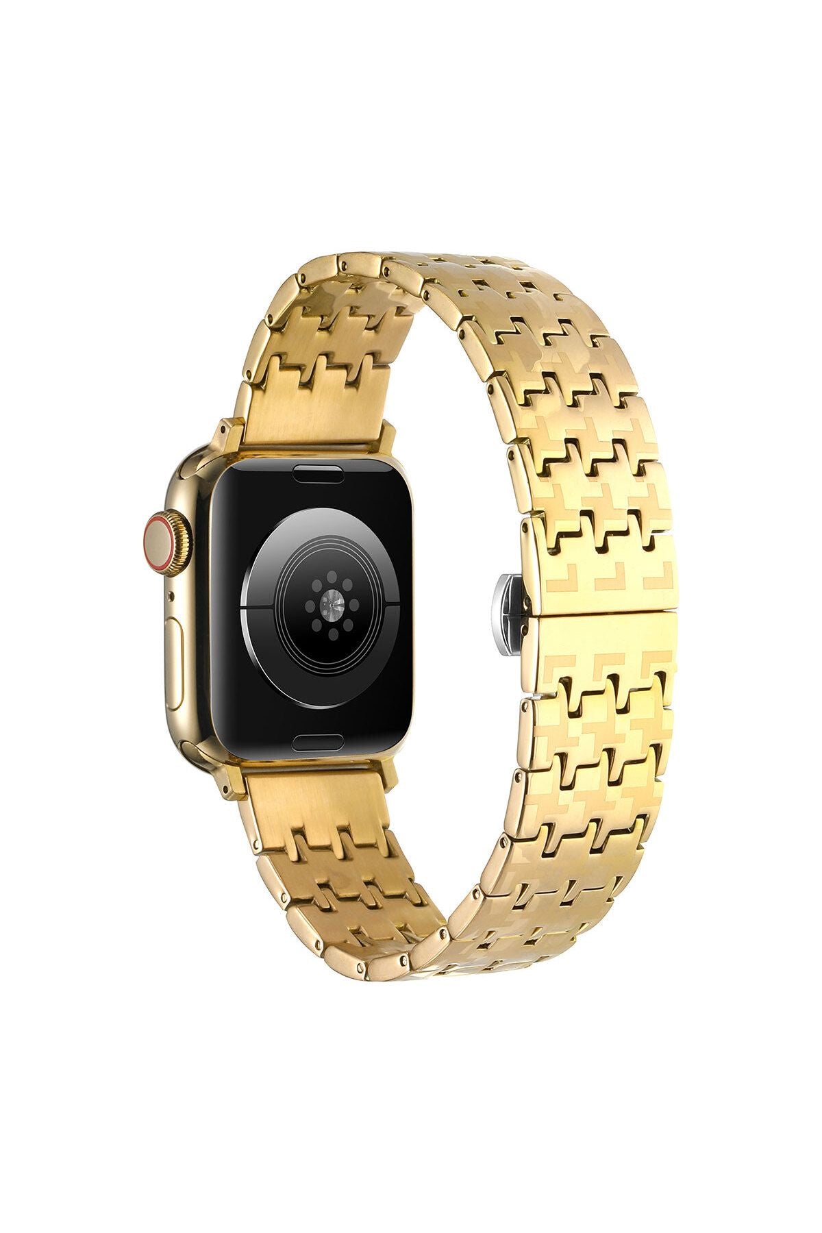 Watch Ultra 49mm Uyumlu KRD-86 Metal Zore Kordon-Gümüş