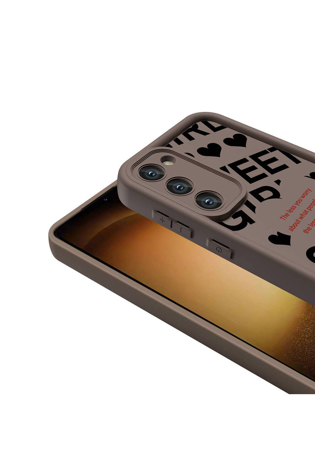 Galaxy S23 Kılıf Kamera Korumalı Baskılı Arka Yüzey Zore Klas Kapak - Siyah