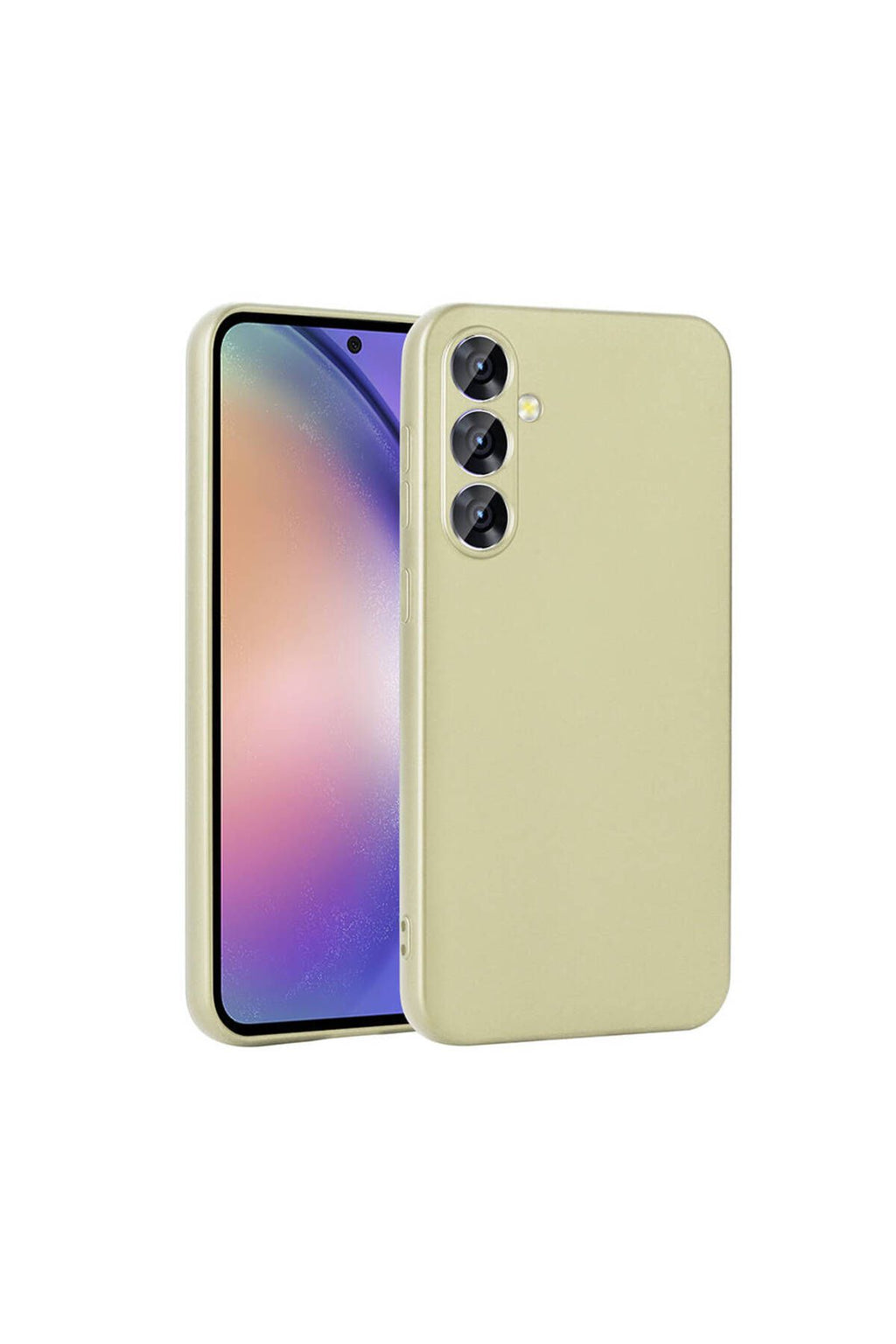 Galaxy A55 Kılıf Zore Premier Silikon Kapak - Kırmızı