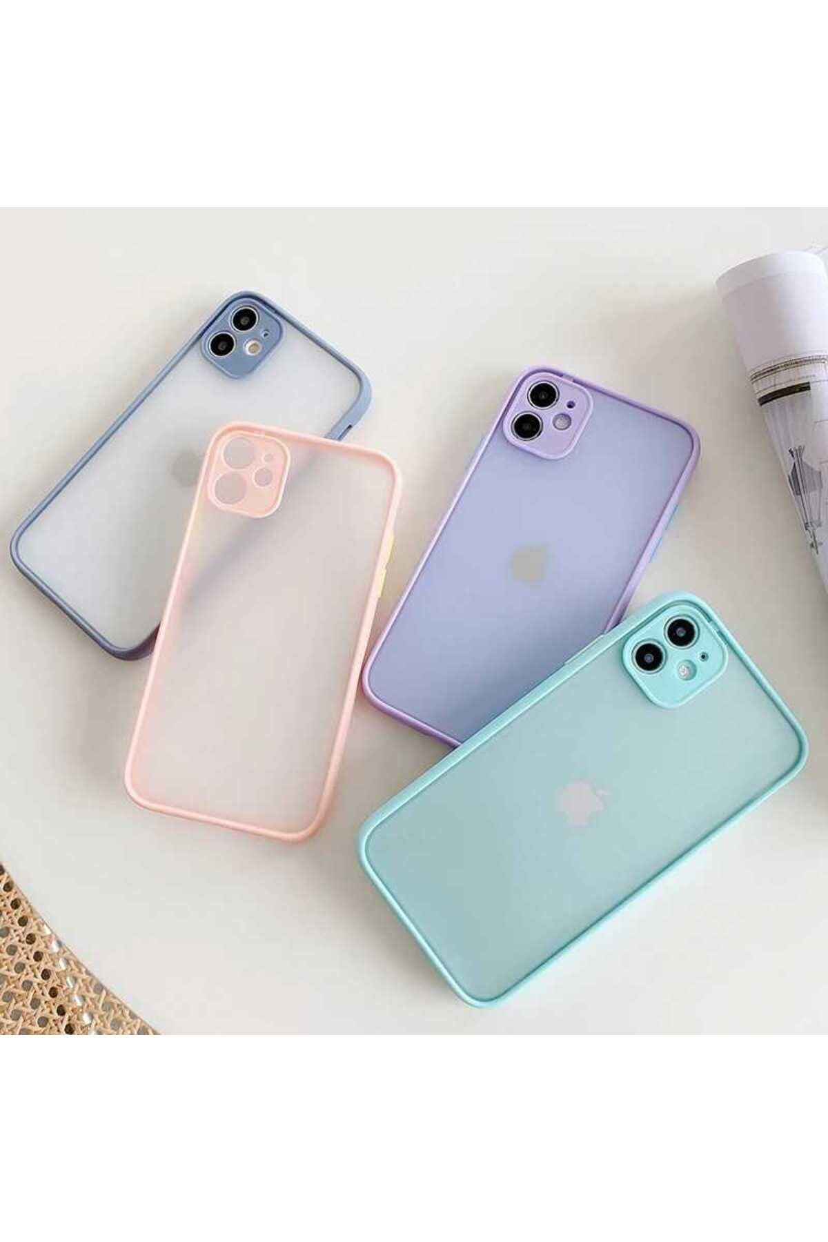 iPhone SE 2022 Uyumlu Zore Hux Kılıf-Pembe