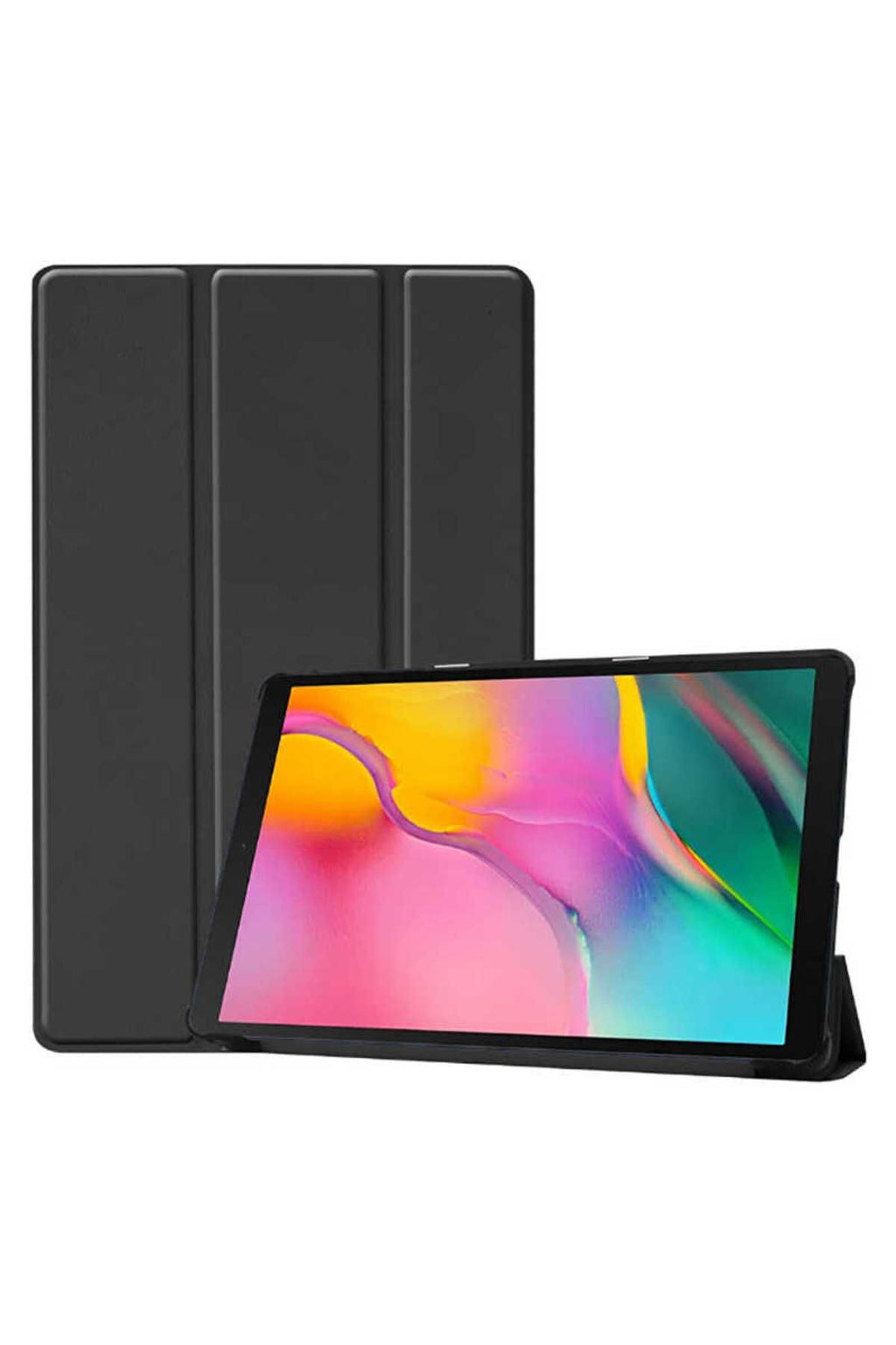 Galaxy T720 Tab S5E  Uyumlu Zore Smart Cover Standlı 1-1 Kılıf-Siyah
