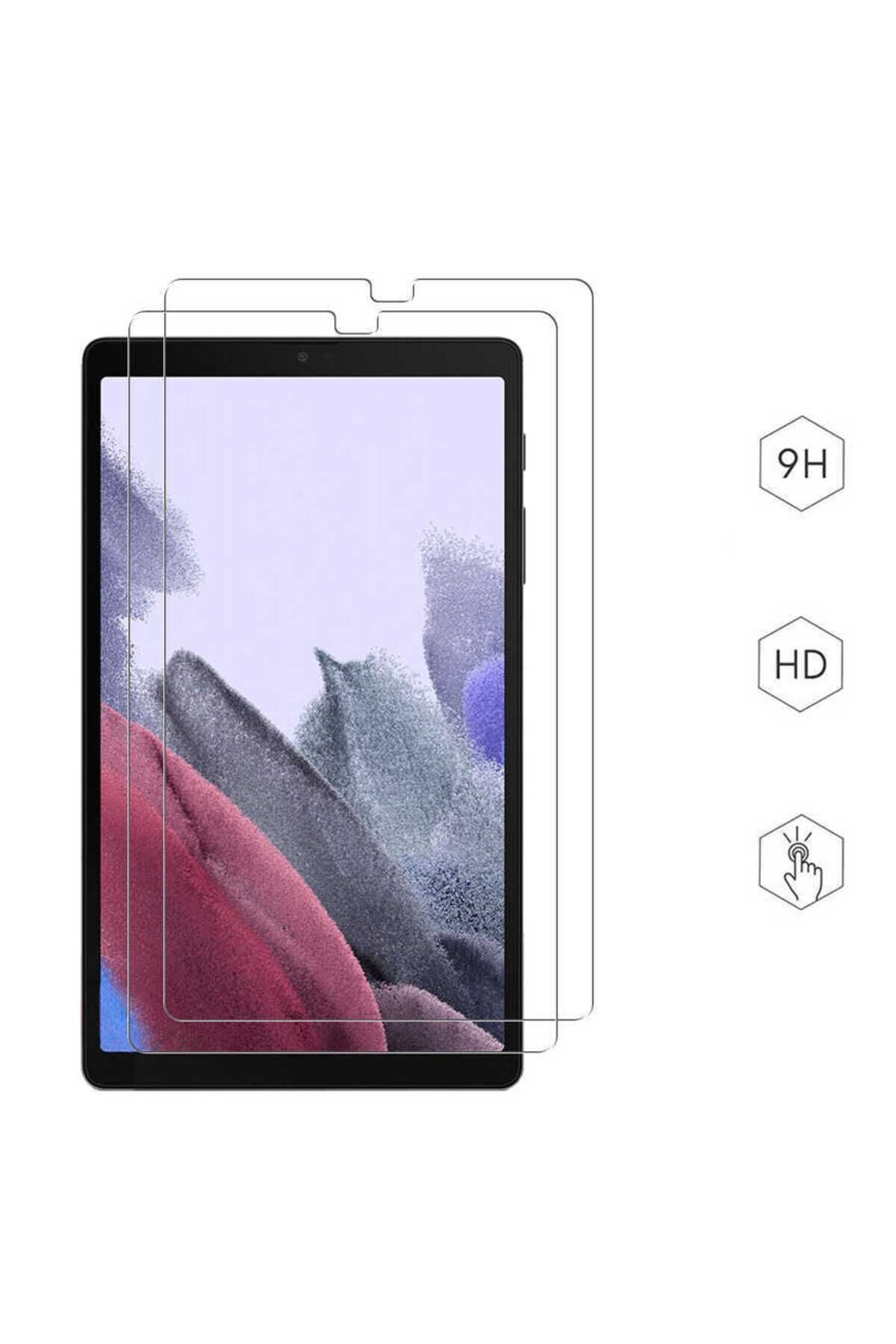 Galaxy Tab A7 Lite T225 Uyumlu Zore Tablet Temperli Cam Ekran Koruyucu-Renksiz