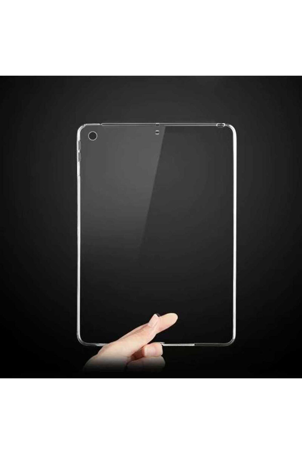 iPad 10.2 (8.Nesil) - Uyumlu Uyumlu Zore Tablet Süper Silikon Kapak-Renksiz