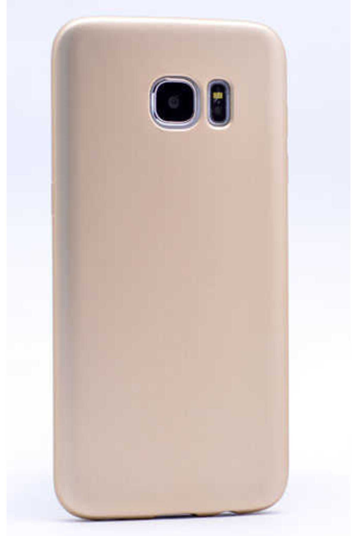 Galaxy S6 Kılıf Zore Premier Silikon Kapak - Rose Gold