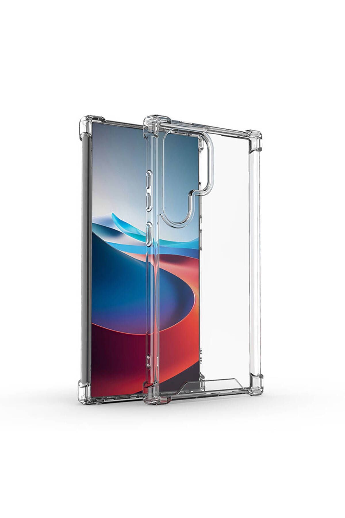 Galaxy S24 Ultra Kılıf Zore Nitro Anti Shock Silikon - Renksiz