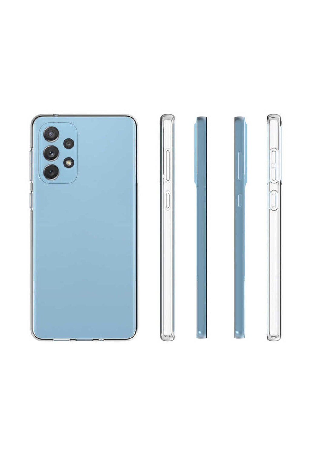 Galaxy A53 5G Kılıf Zore Süper Silikon Kapak - Renksiz