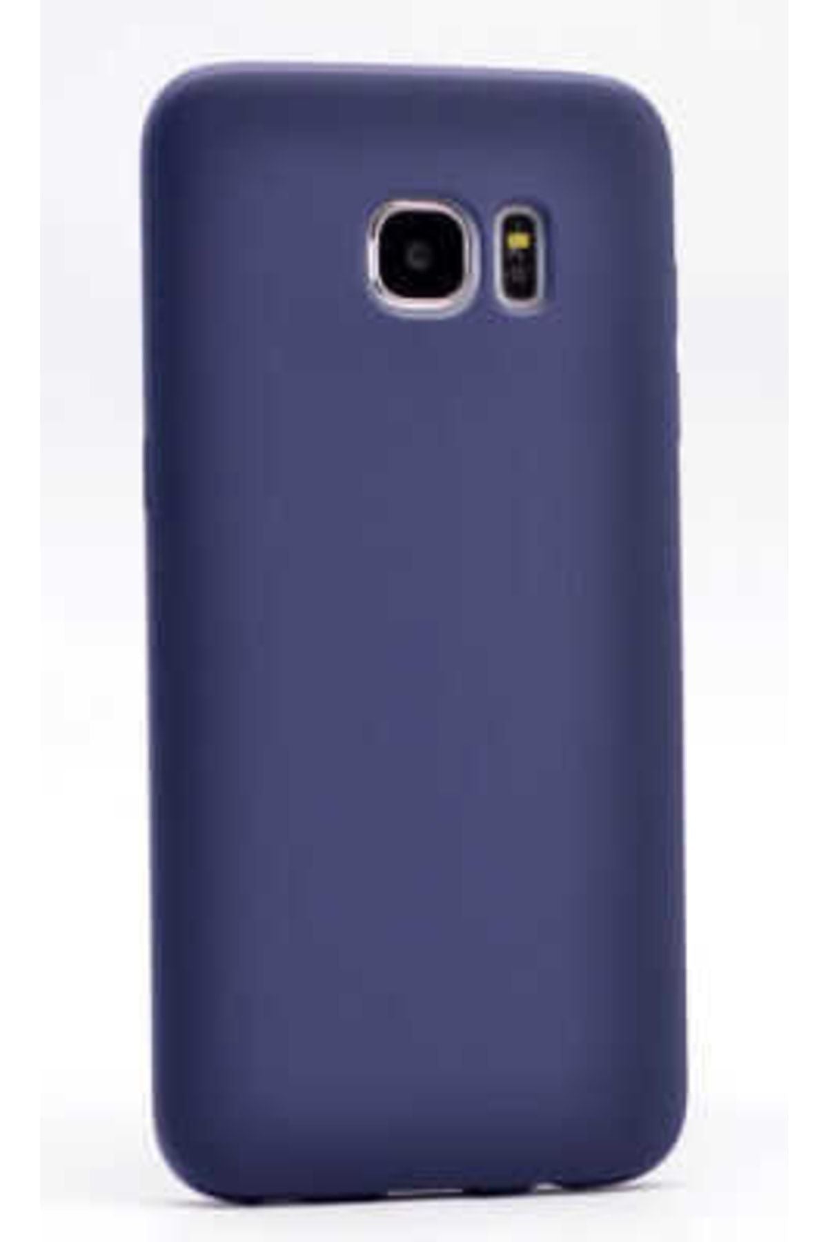 Galaxy S6 Edge Kılıf Zore Premier Silikon Kapak - Mürdüm