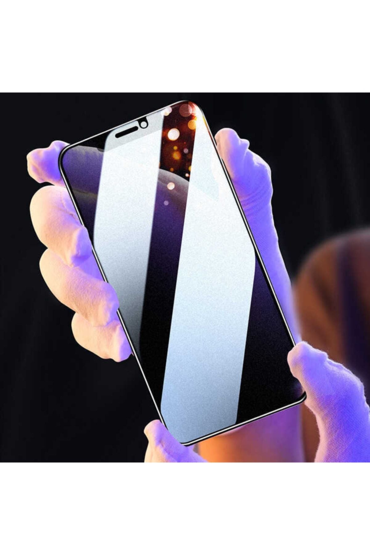 Iphone 12 Pro Uyumlu Fit Hard Mat Privacy Cam Ekran Koruyucu